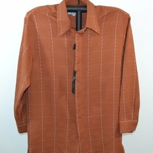 Smokey Joe’s Button Front Mens Long Sleeve Shirt C